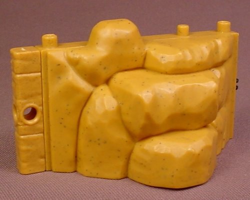 Fisher Price Imaginext Brown Stone Boulder Wall Base