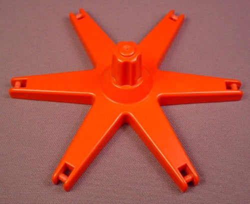 Playmobil Orange Swing Set Merry-Go-Round Frame Top Part With 6 Arm