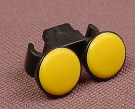 Playmobil Black & Yellow Headlights For The Front Forks