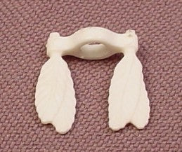 Playmobil White Double Feather Decoration For Lance Spear