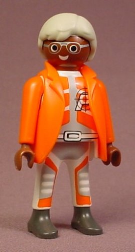 Playmobil Adult Male African American Agent T.E.C. Figure