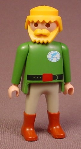 Playmobil Adult Male Zoo Worker Or Zookeeper Figure