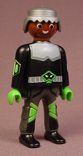 Playmobil Adult Male African American Robo Gang Gangster Figure