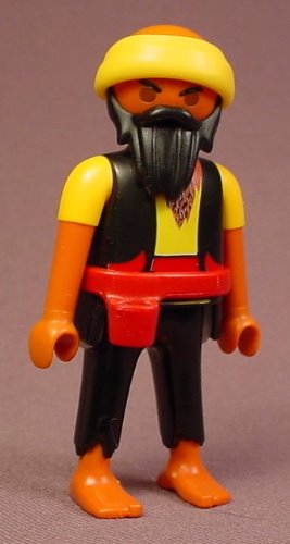 Playmobil Adult Male Bald Pirate Figure