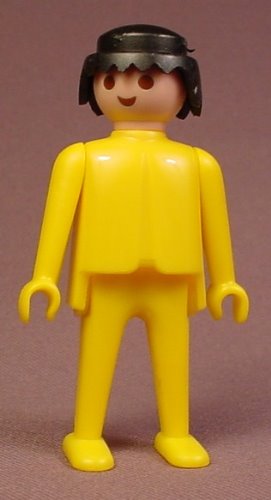 Playmobil Adult Male Classic Style Figure In All Yellow Clothes
