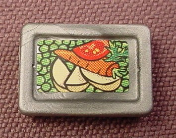 Playmobil Silver Gray Airline Food Tray