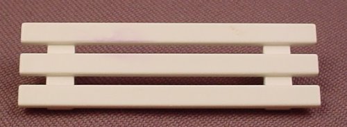 Playmobil White Bench Top Made Of Wood Slats
