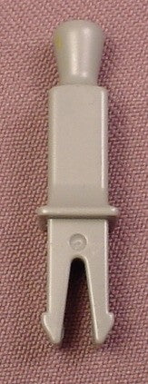 Playmobil Gray Snap In Rail Post Or Pin For Securing Rigging