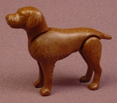 Playmobil Brown German Shorthair Pointer Dog With A Head That Moves