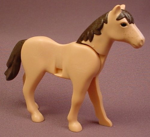 Playmobil Tan Or Light Brown New Style Horse