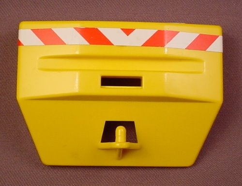 Playmobil Yellow Forklift Back Body Panel With A Hitch