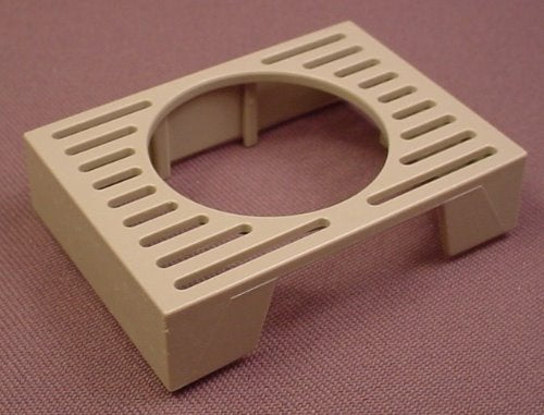 Playmobil Gray Rectangular Base With Slits For A Water Pump