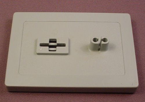 Playmobil Gray Base Plate Or Baseplate For One Gas Pump