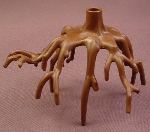 Playmobil Dark Brown Spooky Tree Stump With Cascading Roots
