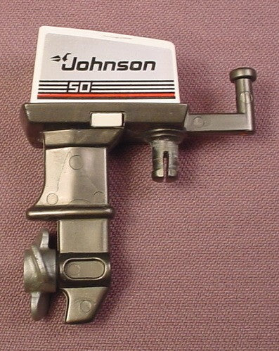 Playmobil Dark Gray & White Johnson 50 Outboard Motor