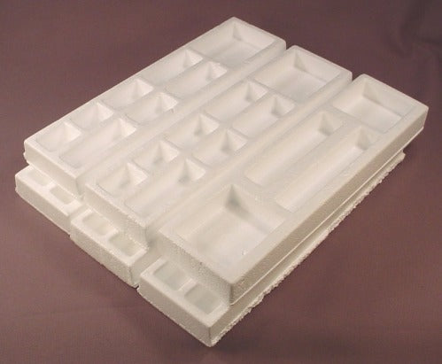 Axis & Allies Set Of 6 Replacement Styrofoam Trays, Spare Parts, 1987  Milton Bradley