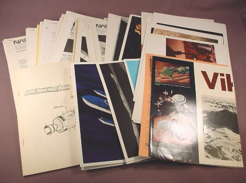NASA Huge Lot Of Vintage Papers, Pictures, Photos, News