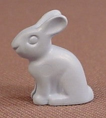 Playmobil Light Blue Bunny Rabbit Animal Figure In A Sitting Position, 3638 3735 3751 5344 9990 9990X, 30 60 9860