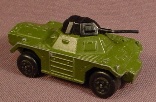 Matchbox Lesney Rolamatics 1973 No 73 Weasel Military Vehicle, The Turret  Swivels As It Rolls