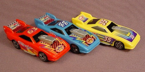 Mattel 2000 Set Of 3 Dragster Funny Cars