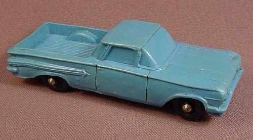 Tomte-Laerdal Vintage Chevrolet El Camino Blue Vinyl Rubber Car