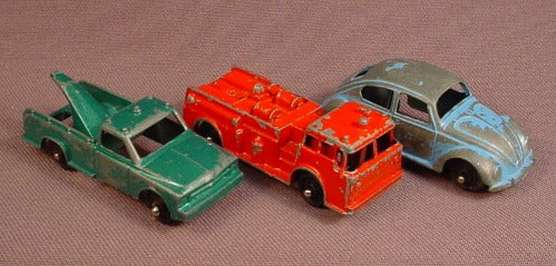 Marx Lot Of 3 Vintage Metal Vehicles