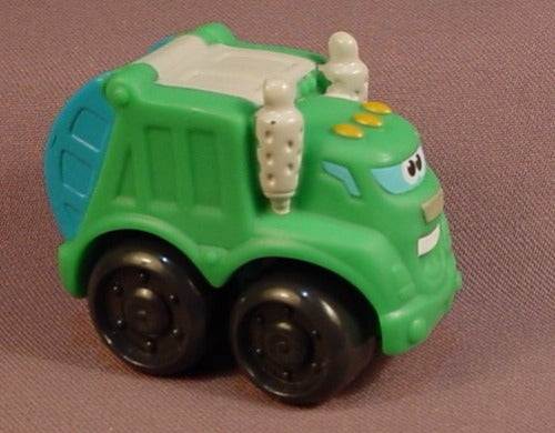 Playskool Tonka Wheel Pals Green Garbage Truck With Black Wheels