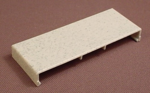 Playmobil Speckled Gray Front Desk Panel