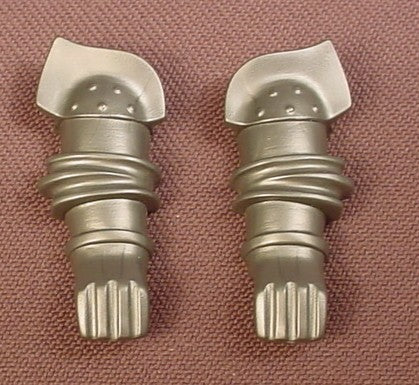 Playmobil Pair Of Silver Gray Arm Armor Greaves