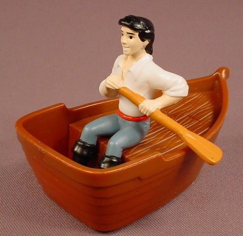 Disney The Little Mermaid Eric Paddling A Rowboat