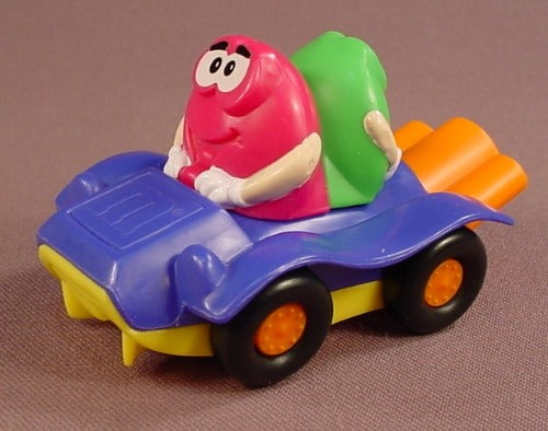M&M Candy Dispenser Car With Pink & Green M&M Figures