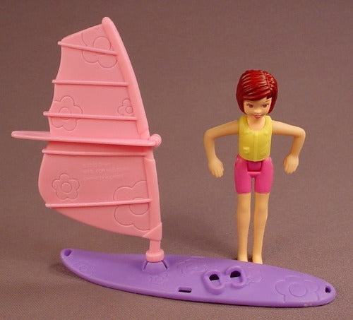 Polly Pocket Lila Doll With A Sailboard