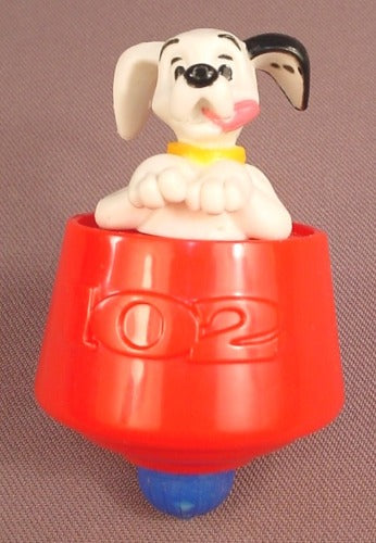 McDonalds 101 Dalmatians Dog In A Red Top With A Blue Bottom