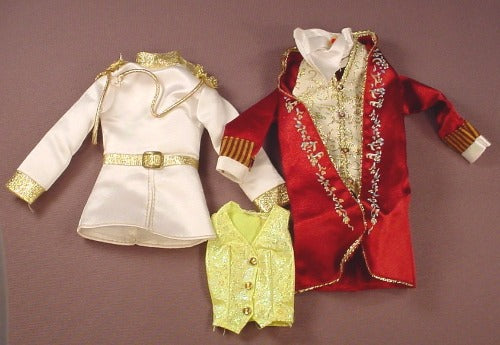 Barbie Ken Lot Of 3 Fancy Clothes Items