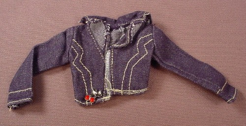 Barbie My Design Scene Denim Jacket With Silver Trim