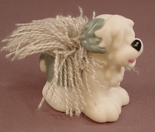 Fisher Price Little People 2006 White & Gray Touch & Feel Sheepdog