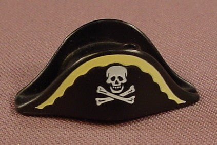 Playmobil Black And Yellow Or Gold Bicorne Pirate Hat