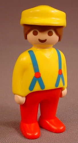 Playmobil 123 Adult Male Figure In A Yellow Shirt