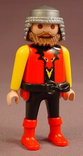 Playmobil Adult Male Dragon Catapult Commander Knight Figure