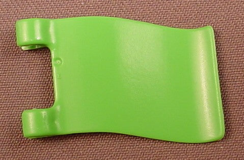 Playmobil Light Or Linden Green Rectangular Wavy Flag