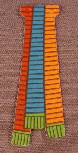 Playmobil Orange Blue Green & Red Cloth Banner