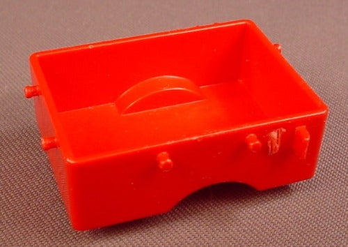 Playmobil Red Cart Wagon Or Trailer Cargo Box