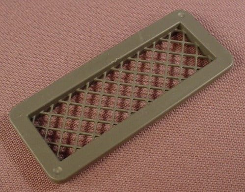 Playmobil Dark Gray Rectangular Grill