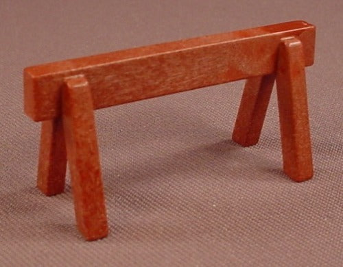 Playmobil Reddish Brown Sawhorse Style Table Leg