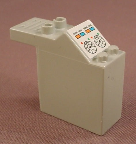 Playmobil Gray Oxygen Cylinder Or Tank Recharging Unit