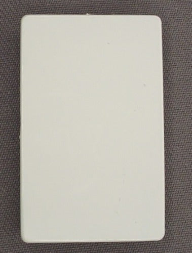 Playmobil White Rectangular Sign