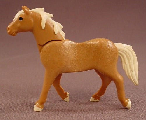 Playmobil Brown Horse With A Cream Mane