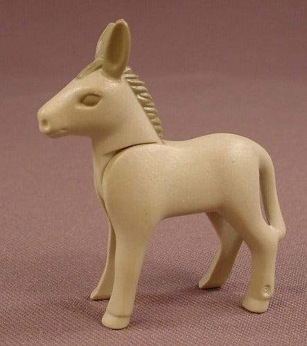 Playmobil Light Gray Baby Donkey