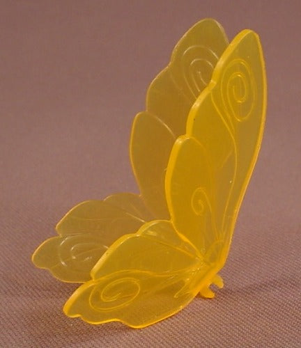 Playmobil Semi Transparent Dark Yellow Large Butterfly Or Fairy Wings