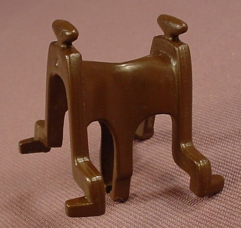 Playmobil Dark Brown Donkey Saddle With Pack Hooks